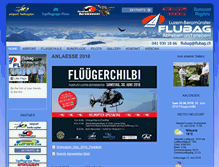 Tablet Screenshot of flubag.ch